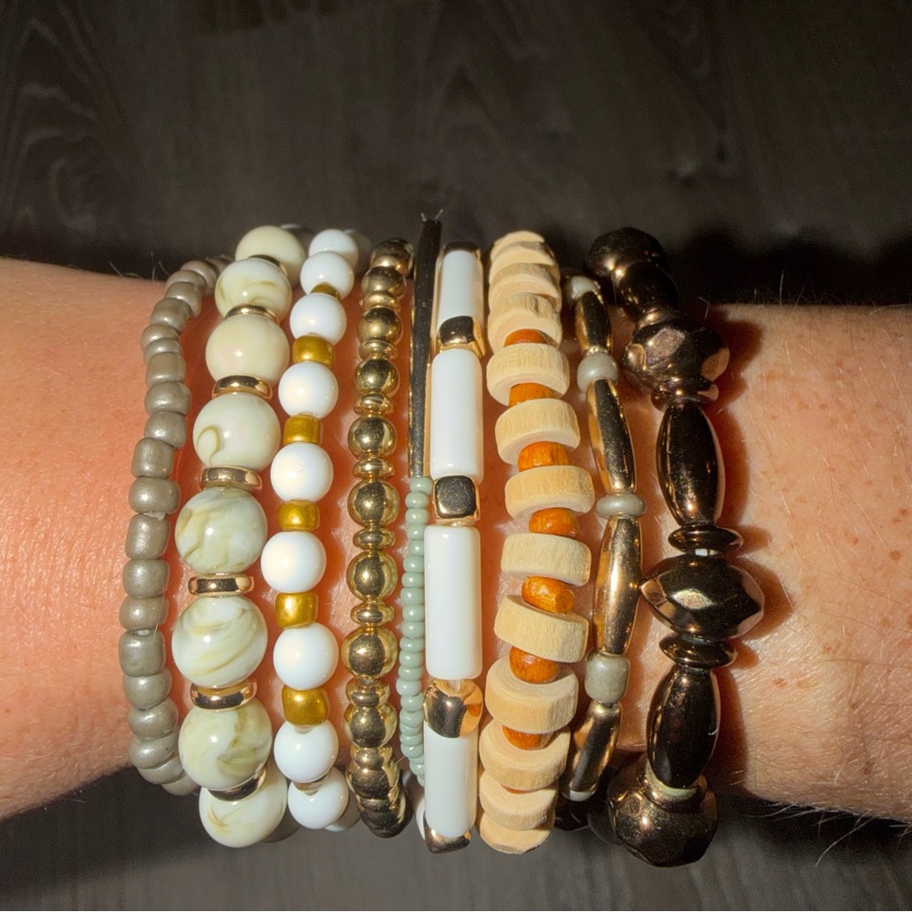 Three Bird Nest Eline Bracelet Stack